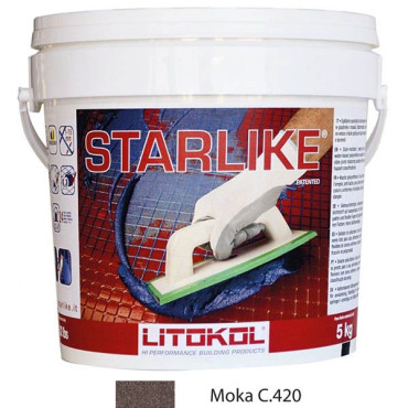 Litochrom Starlike C.420 мокко (5 кг) от Litokol (Россия) в Москве