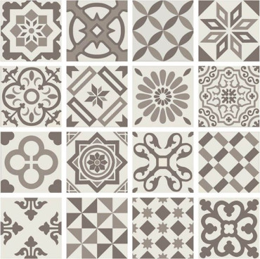 Декор ANTIGUA DEC GRIS 20x20 от Ribesalbes (Испания) в Москве