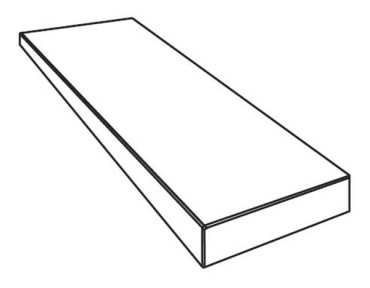Угловая ступень PIETRA VIVA ANGOLARE IVORY NAT RET. SX левая (PF60012290) 32x120x4.5 от ABK Ceramiche (Италия) в Москве
