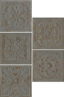 Настенная плитка Gatsby Charcoal Tin (Mix 5) 20.1x20.1 от Aparici (Испания) в Москве