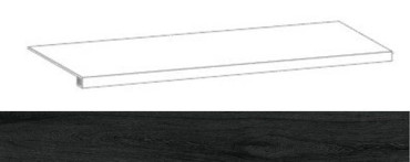 Фронтальная ступень S.WOOD GRADONE 120 WOOD BLA 33x120 от Sant Agostino (Италия) в Москве