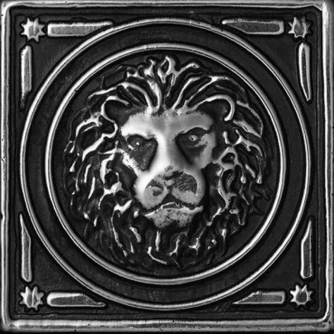 Декор SILVO-25 вставка LION латунная 5x5 от BronzoDecor (Россия) в Москве