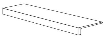 Фронтальная ступень CROSSROAD WOOD GRAD.TOP WHITE RET 32x120x4.5 от ABK Ceramiche (Италия) в Москве