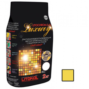 Затирка для швов LITOCHROM 1-6 LUXURY C.640 желтый затир.смесь (2 кг) от Litokol (Россия) в Москве