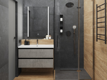 Плитка CEMENT STRENGTH GRAPHITE (Ceradim) в Москве