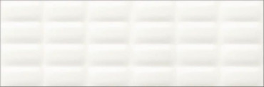 Настенная плитка White Glossy Pillow Structure (O-WHM-WTU052) 25x75 от Mei (Германия) в Москве