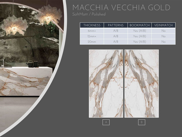Плитка MACCIA VECCHIA GOLD в Москве