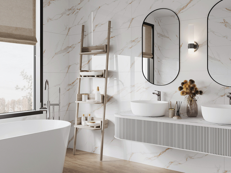 Плитка CALACATTA SHARP GOLD (Ceradim) в Москве