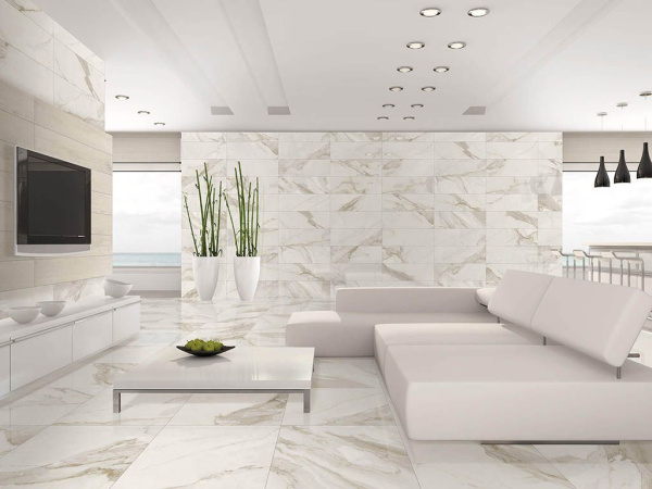 Плитка CALACATTA ART GOLD/SILVER (Artcer) в Москве